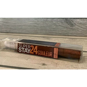 Maybelline Lip Stick SuperStay 24 2-Step Lip Color Brown #345 Espresso Edge NIB